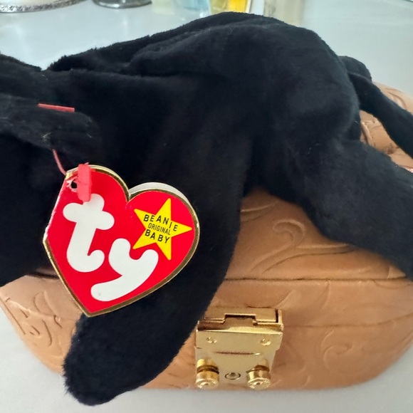 Ty Plush Velvet Style 4064 Black Panther Toy 12-16-1995 Date of Birth - Picture 4 of 15